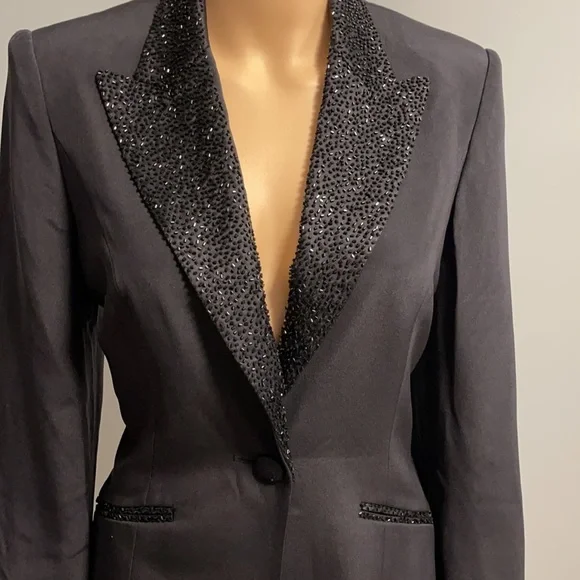Bloomingdale’s sequins silk blazer - Picture 2 of 12
